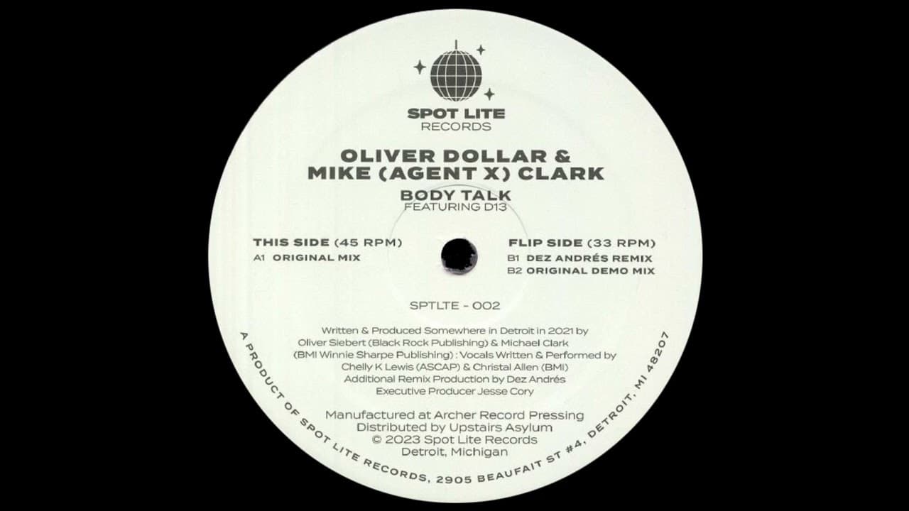 Oliver Dollar & Mike  Clark — Body Talk Feat. D13