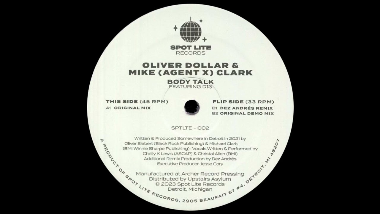 Oliver Dollar & Mike  Clark — Body Talk Feat. D13