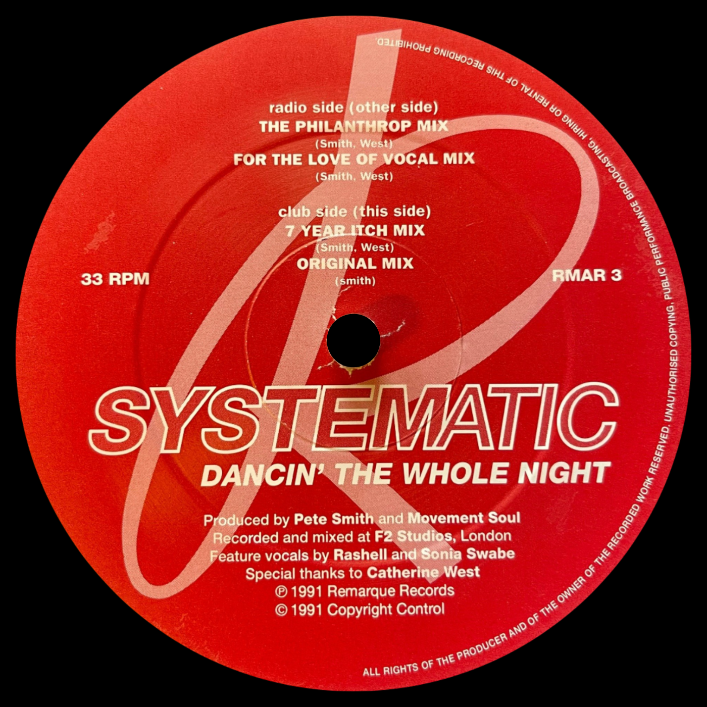 Systematic, Celdred — Dancin' The Whole Night (Celdred Rework)